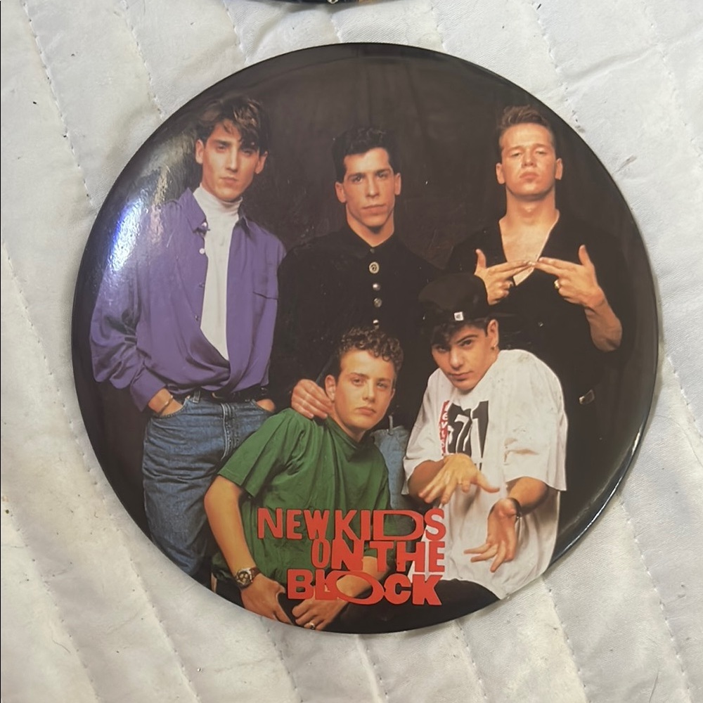 New Kids on the Block Button